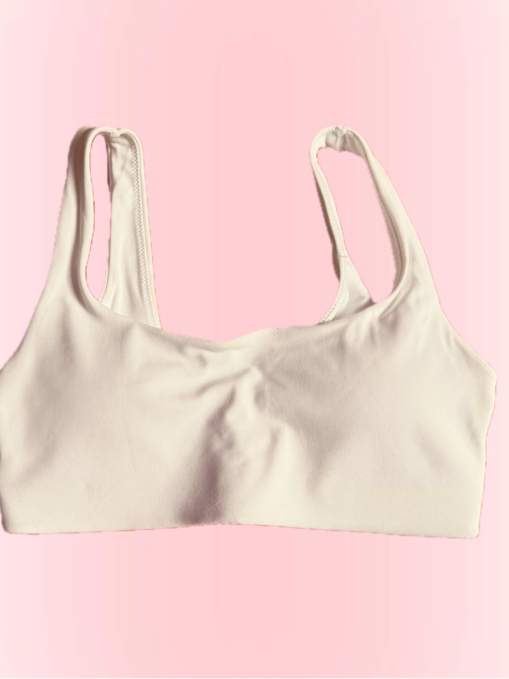 AERIE Soft Scoop Bralette in white